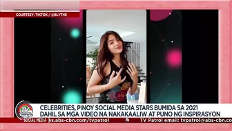 Celebrities, pinoy social media stars bumida sa 2021 dahil sa mga videos na nakakaaliw | TV Patrol