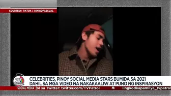 Celebrities, pinoy social media stars bumida sa 2021 dahil sa mga videos na nakakaaliw | TV Patrol