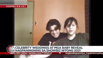 BALIKAN: Celebrity weddings, mga baby reveal noong 2021 | TV Patrol