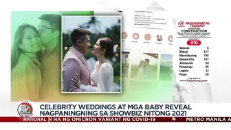 BALIKAN: Celebrity weddings, mga baby reveal noong 2021 | TV Patrol