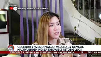 BALIKAN: Celebrity weddings, mga baby reveal noong 2021 | TV Patrol