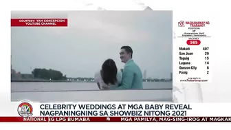 BALIKAN: Celebrity weddings, mga baby reveal noong 2021 | TV Patrol