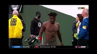 Antonio Brown leaves games versus the Jets