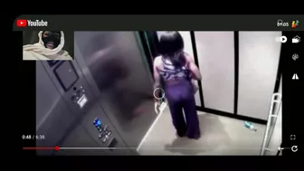 WOMAN BREAKS ELEVATOR TO TWERK