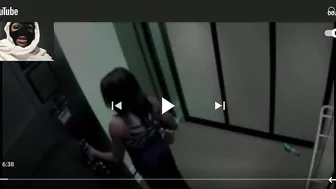 WOMAN BREAKS ELEVATOR TO TWERK