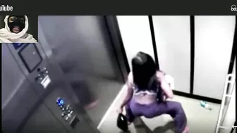 WOMAN BREAKS ELEVATOR TO TWERK