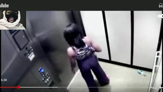 WOMAN BREAKS ELEVATOR TO TWERK