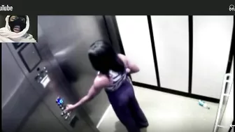 WOMAN BREAKS ELEVATOR TO TWERK