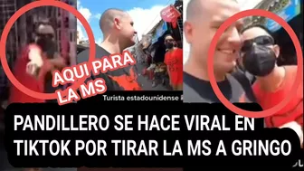 PANDILLERO SE HACE VIRAL EN TIKTOK TRAS TIRAR LA MS A GRINGO YOUTUBER