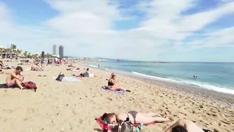 ???????? Barcelona - Spain · 4K · Barceloneta Beach Walk Short ☀️????️