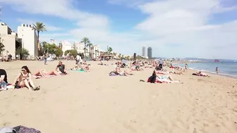 ???????? Barcelona - Spain · 4K · Barceloneta Beach Walk Short ☀️????️