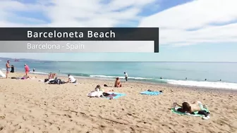 ???????? Barcelona - Spain · 4K · Barceloneta Beach Walk Short ☀️????️