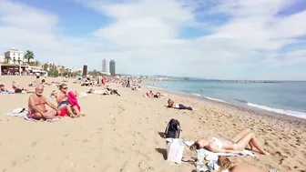 ???????? Barcelona - Spain · 4K · Barceloneta Beach Walk Short ☀️????️