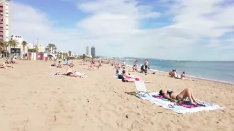 ???????? Barcelona - Spain · 4K · Barceloneta Beach Walk Short ☀️????️