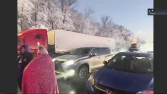 Virginia Beach resident stuck on I-95 for hours after snowstorm