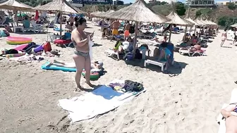 2021 Plaja Sintra Beach 4K VIDEO  Sun Summer Party Fun Mamaia Bikini Beach.