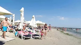 Plaja Luna Beach 4K Video  Sun Summer Party Fun Mamaia Beach Bikini Beach.