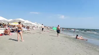 Plaja Luna Beach 4K Video  Sun Summer Party Fun Mamaia Beach Bikini Beach.