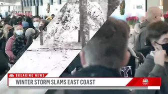 Winter Storm Slams South And Northeast, Impacting Travel Across The Country