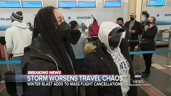 Winter storms worsen travel cancellations