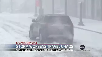 Winter storms worsen travel cancellations