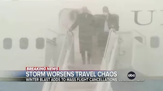 Winter storms worsen travel cancellations