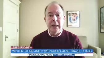 Winter storm and COVID surge cause travel chaos