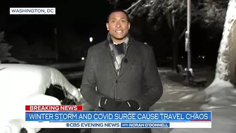 Winter storm and COVID surge cause travel chaos