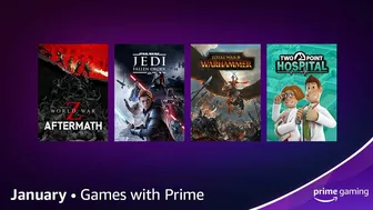 January 2022 Games with Prime - Prime Gaming