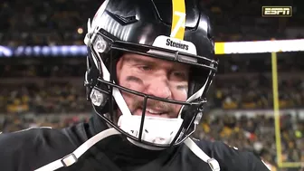 Ben Roethlisberger Emotional Postgame Interview After Win in Final Game at Heinz Field