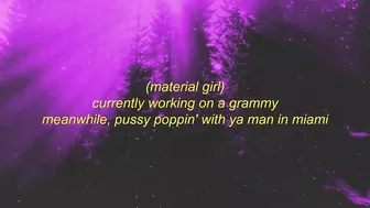 Saucy Santana - Material Girl (Bass Boosted) Lyrics | material girl tiktok