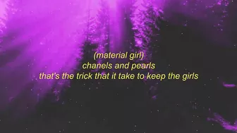 Saucy Santana - Material Girl (Bass Boosted) Lyrics | material girl tiktok