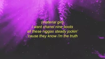 Saucy Santana - Material Girl (Bass Boosted) Lyrics | material girl tiktok