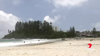 Clean-up on Gold Coast beaches to wait until after high tide| 7NEWS