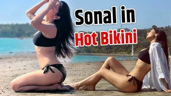 Sonal Chauhan Stunned In A Bikini On The Beach | BB News