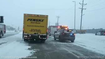 Fargo, ND Winter Blizzard Creates Treacherous Travel - 1/5/2022