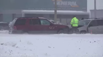 Fargo, ND Winter Blizzard Creates Treacherous Travel - 1/5/2022