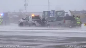 Fargo, ND Winter Blizzard Creates Treacherous Travel - 1/5/2022