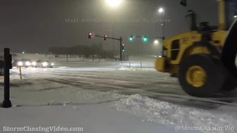 Blizzard Creates Extremely Difficult Travel, Fargo, ND - 1/4/2022