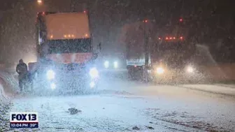 Truckers brace for travel over Snoqualmie Pass