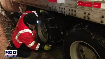 Truckers brace for travel over Snoqualmie Pass