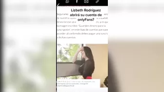 Lizbeth Rodríguez abrió onlyFans ????????