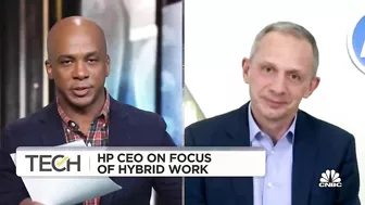 HP Inc. sees growth opportunities with hybrid work models: CEO