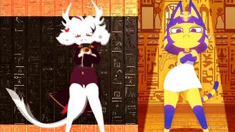 Ankha Dance VS Ankha but Dazetzky anime meme animation