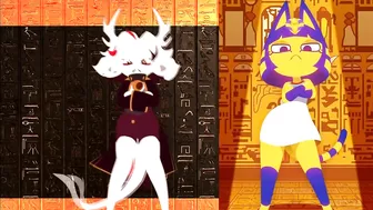 Ankha Dance VS Ankha but Dazetzky anime meme animation