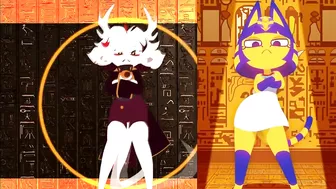 Ankha Dance VS Ankha but Dazetzky anime meme animation