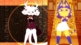 Ankha Dance VS Ankha but Dazetzky anime meme animation