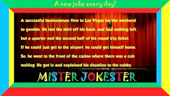 Funny dirty joke: It took a year, but he got his revenge on the cab driver... | Joke of the day ????