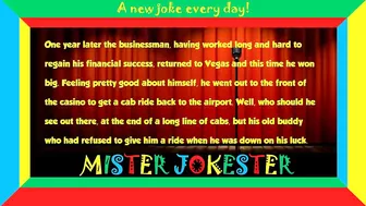 Funny dirty joke: It took a year, but he got his revenge on the cab driver... | Joke of the day ????