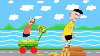 funny motu patlu and watermelon horse cartoon // best cartoon